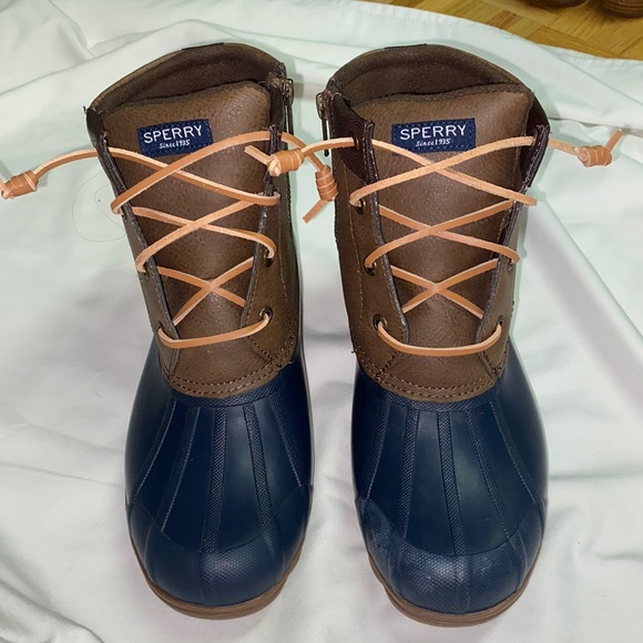 sperry waterproof rubber boots